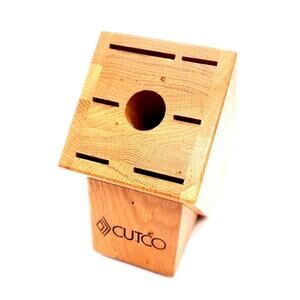 Cutco 6 Knife Galley Set Block 6 Knives 1 Hole Oak Block